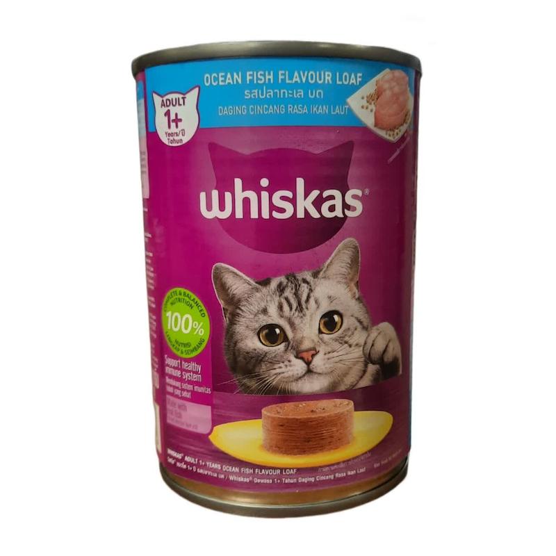 غذای کنسرو گربه بالغ ویسکاس پته طعم ماهی اقیانوس 400 گرم