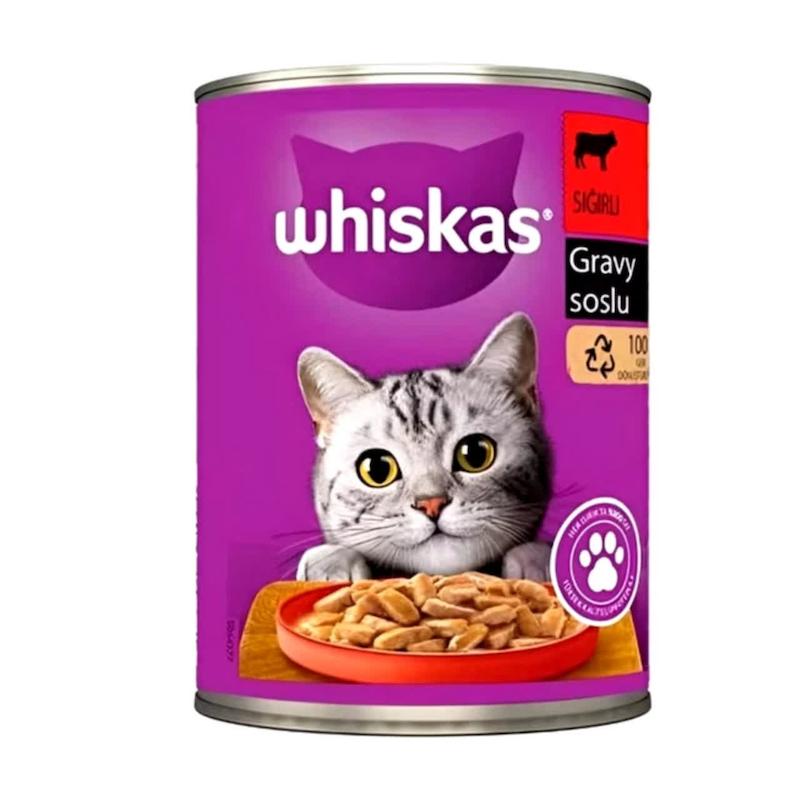 کنسرو گربه ویسکاس با طعم گوشت گاو ۴۰۰ گرم