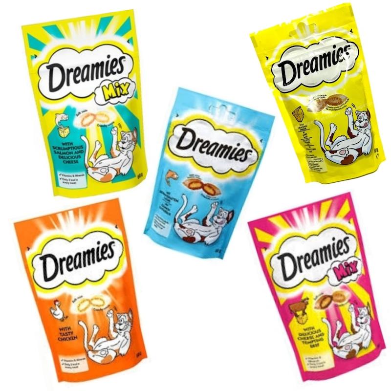 تشویقی گربه دریمز | پاداش خوشمزه و سالم برای گربه‌های خانگی