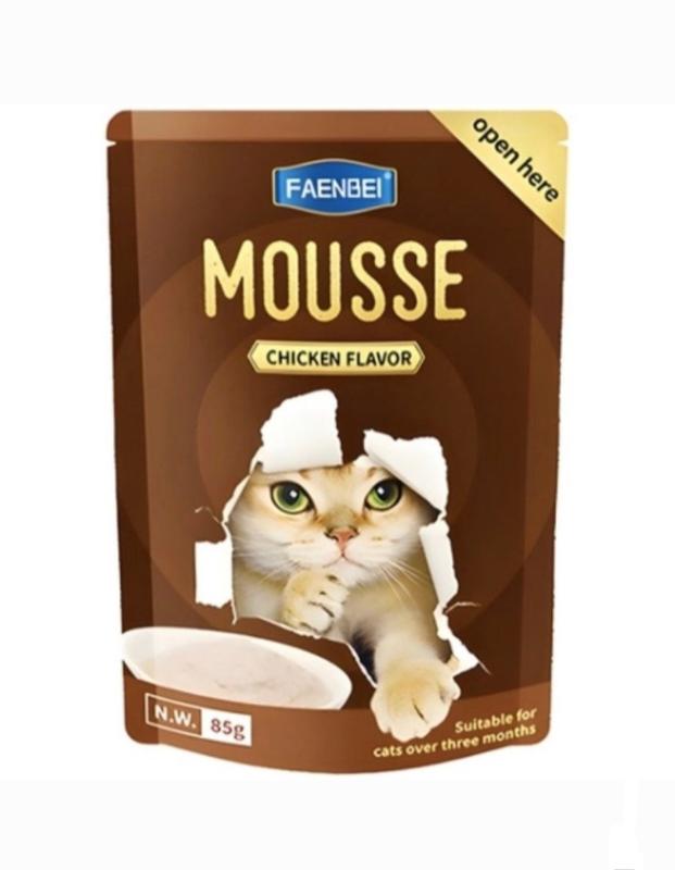 پوچ گربه فنبی موس طعم مرغ 85 گرمی