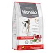 غذای خشک سگ مدل اسمال برید Small Breeds با طعم بیف، برنج و چغندر وزن 1 کیلوگرم مونلو Monello 