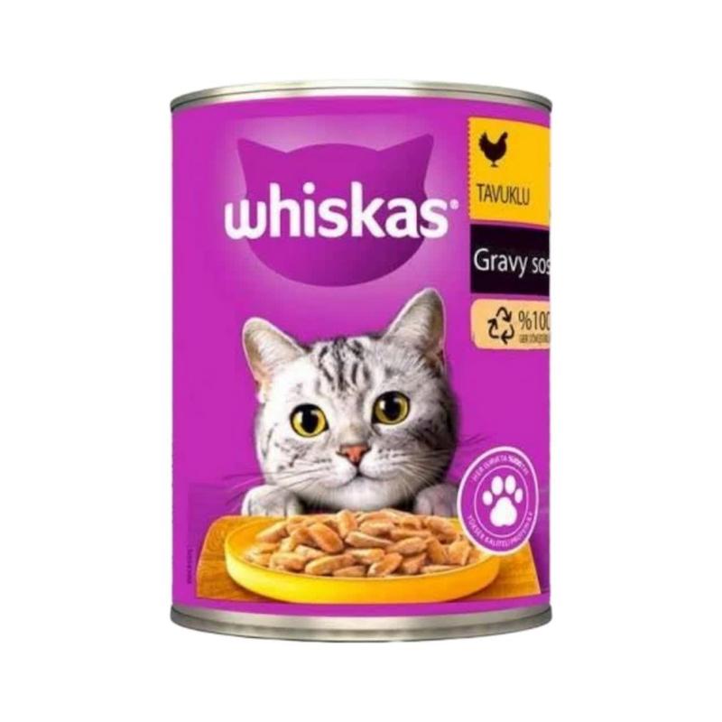 کنسرو گربه ویسکاس با طعم مرغ ۴۰۰ گرم