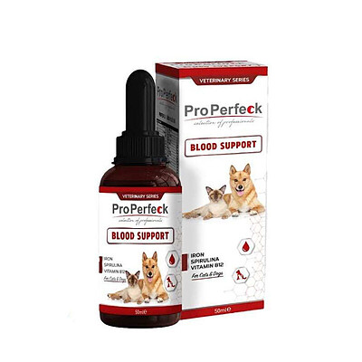 قطره مکمل خون ساز سگ و گربه پروپرفک Properfeck Blood Support Drop حجم 50 میلی لیتر