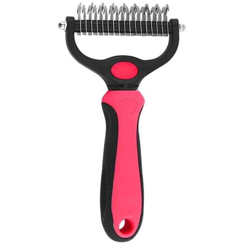 شانه گره بازکن دو طرفه مخصوص سگ و گربه سایز بزرگ