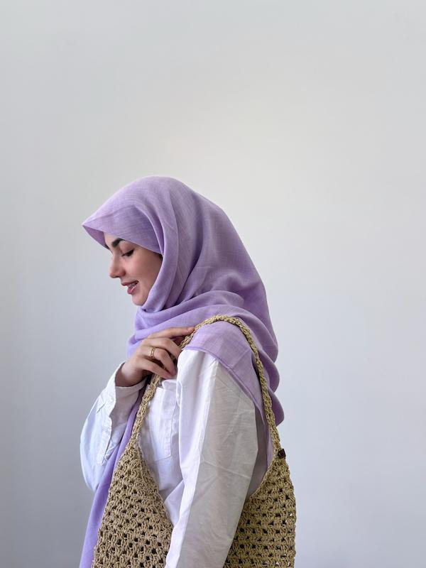 روسری وال نخ یاسی
