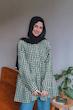 شومیز چهارخونه چین دار 