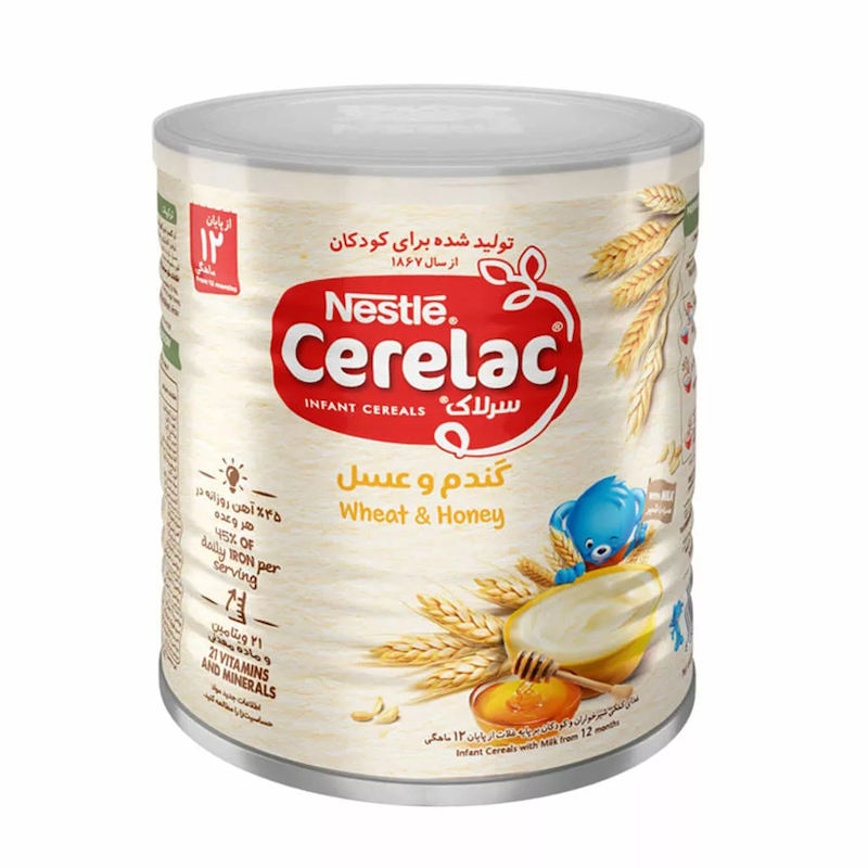 سرلاک +12 ماه گندم و عسل نستل 400g