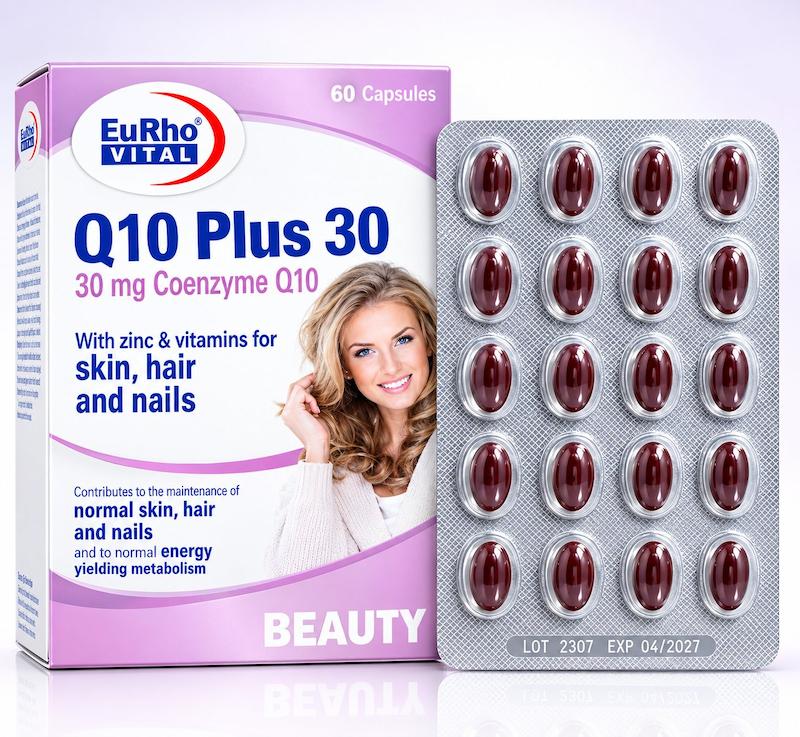 کپسول کیوتن پلاس 30 آنتی‌اکسیدان و تقویت‌کننده عملکرد قلب - داروخانه شهر دکتر سلجوقی