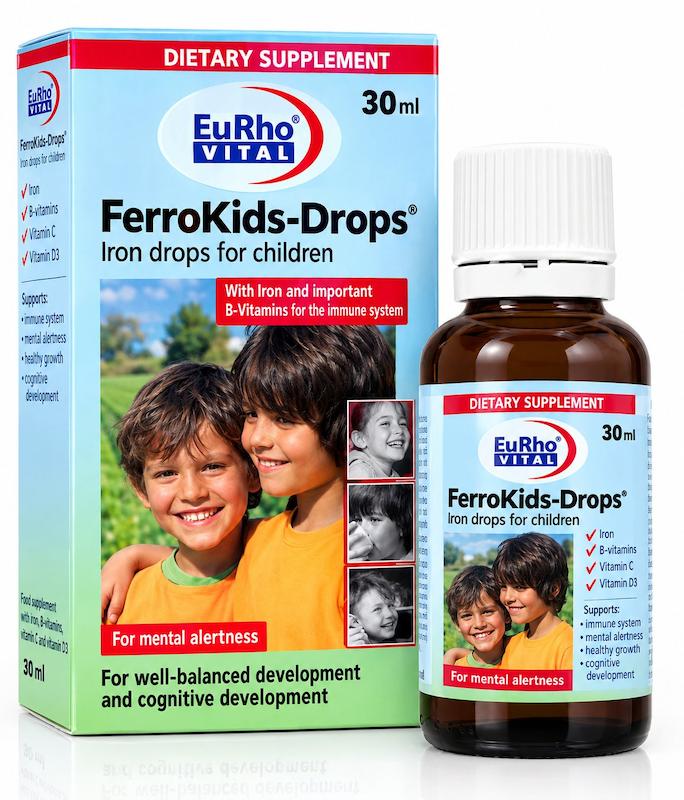 قطره آهن فرو کیدز FerroKids بدون ایجاد سیاهی دندان کودکان - داروخانه شهر دکتر سلجوقی