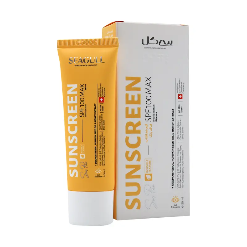 کرم ضد آفتاب SPF100 سی گل مناسب برای انواع پوست ۴۰ میلی لیتر