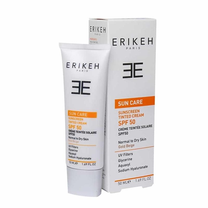 کرم ضد آفتاب SPF50 اریکه مناسب پوست‌ های خشک و نرمال 50 میلی لیتر