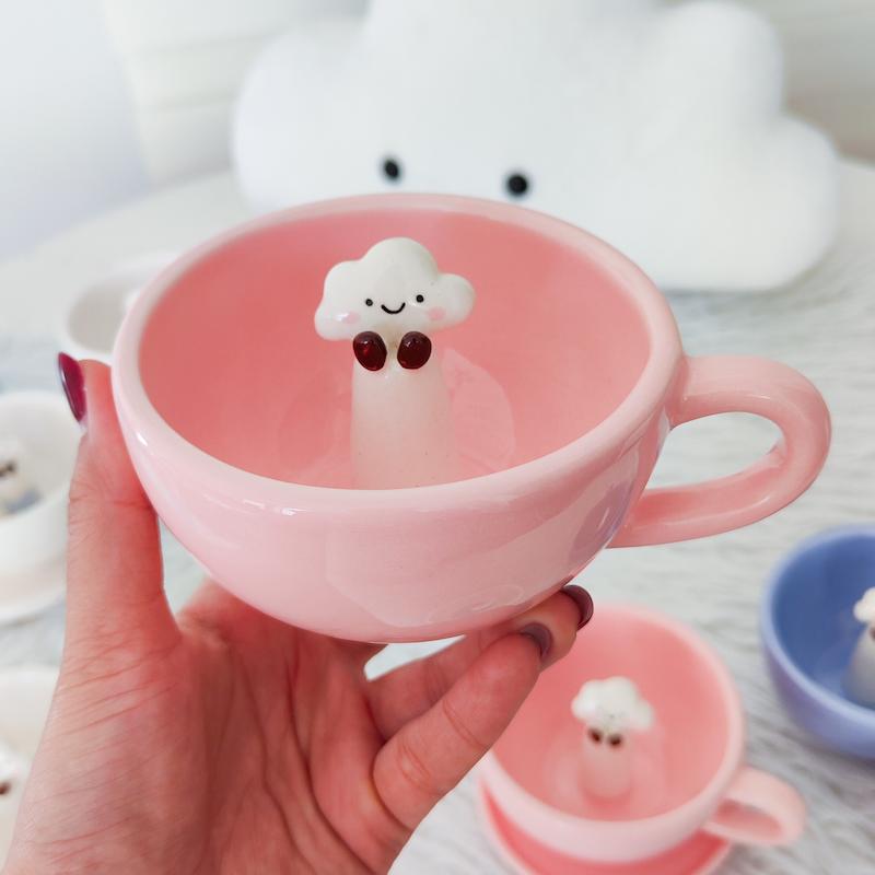 كاپ سراميكي ابرک‌کیوتی پینکی 