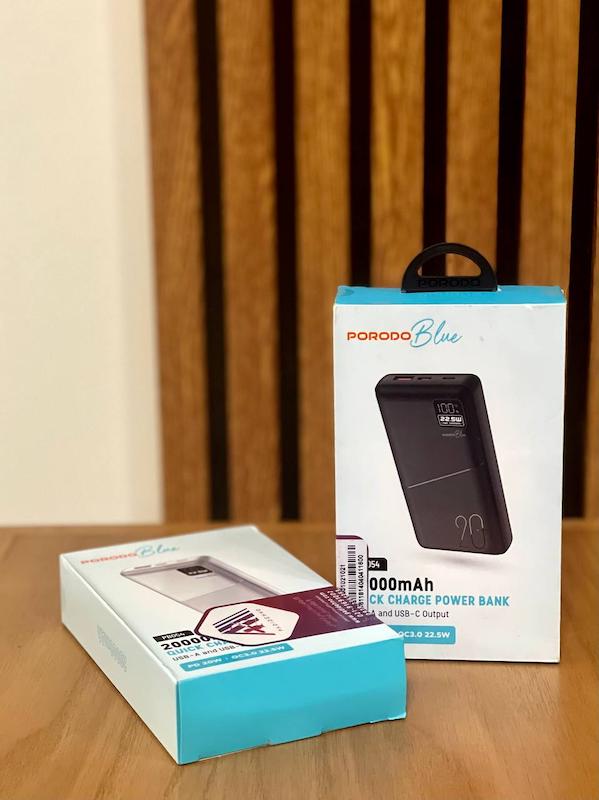 پاوربانک 20/000 برند پرودو مدل بلو