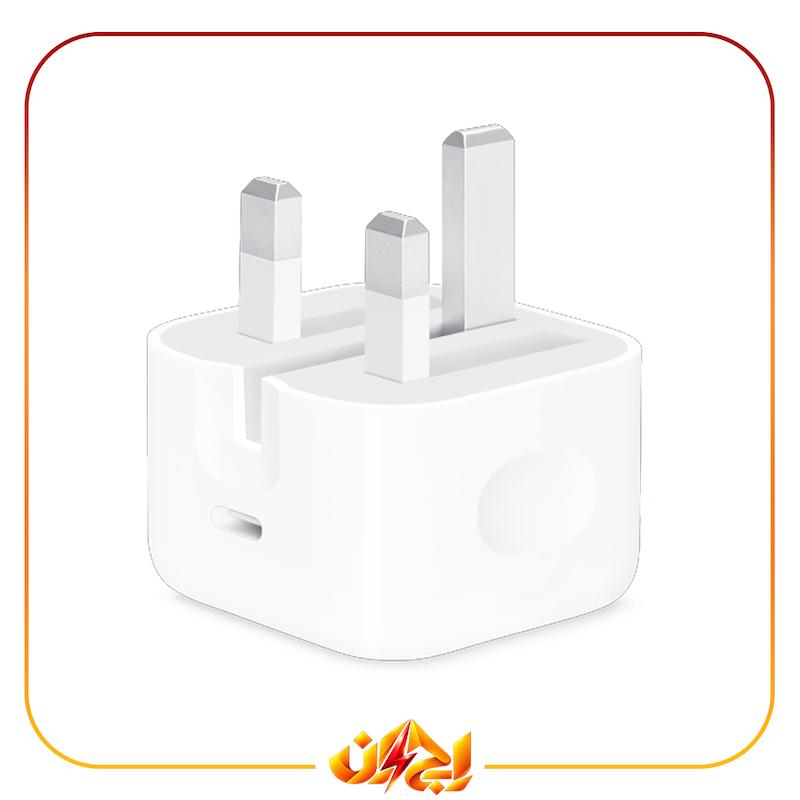 شارژر اورجینال (با تایید دستگاه JC) 20W اپل (12پین) مدل B/A با 6ماه گارانتی کد:2060