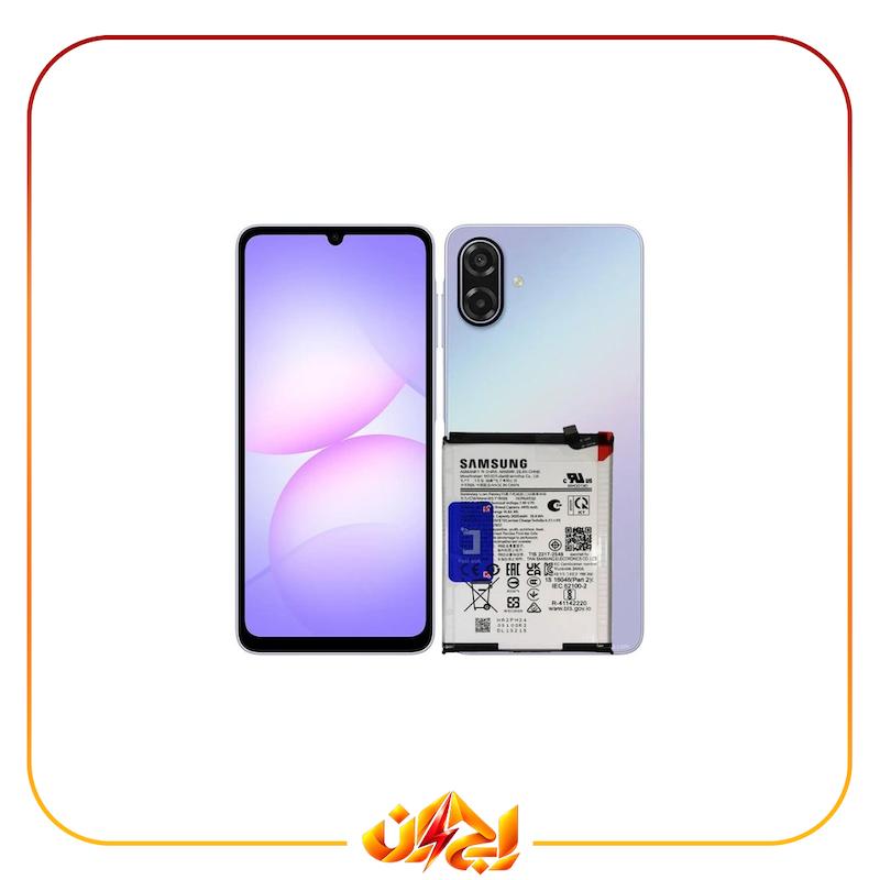 باتری اورجینال سامسونگ Galaxy A07 با یکسال گارانتی و ضمانت تعویض (حتی بادکردگی)
