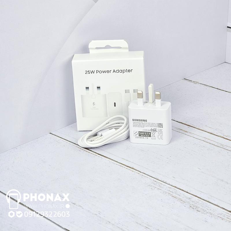 شارژر  25W سامسونگ Super Fast مدل EP-TA800  ویتنام‌ به همراه کابل  با 6 ماه گارانتی تعویض