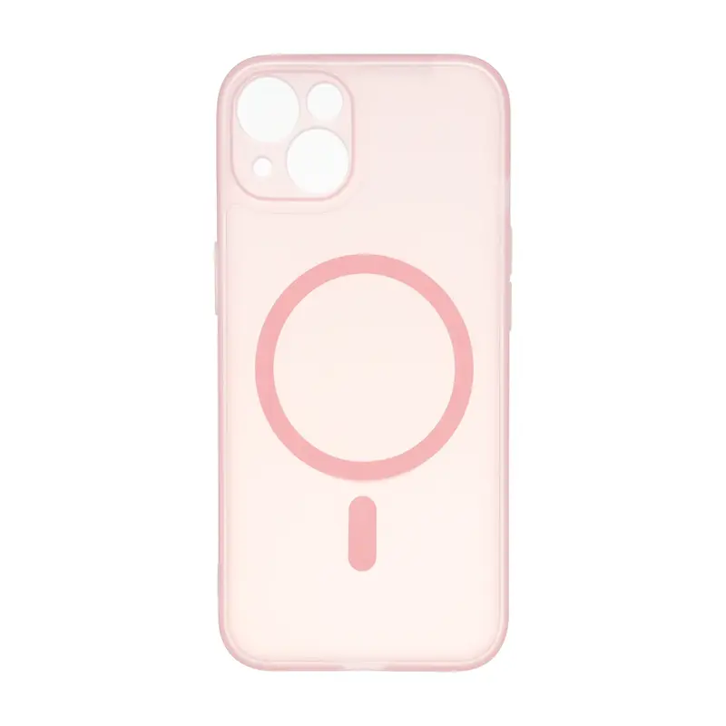 قاب ژله ای مات طرح مگ سیف محافظ لنزدار Apple iPhone 13 / iPhone 14