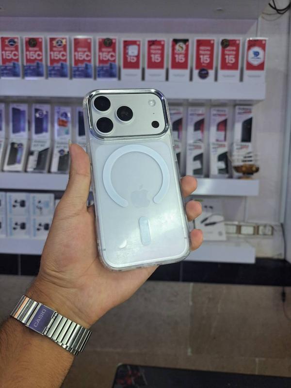 قاب belkin شفاف Magsafe مدل Apple iPhone 17 Pro