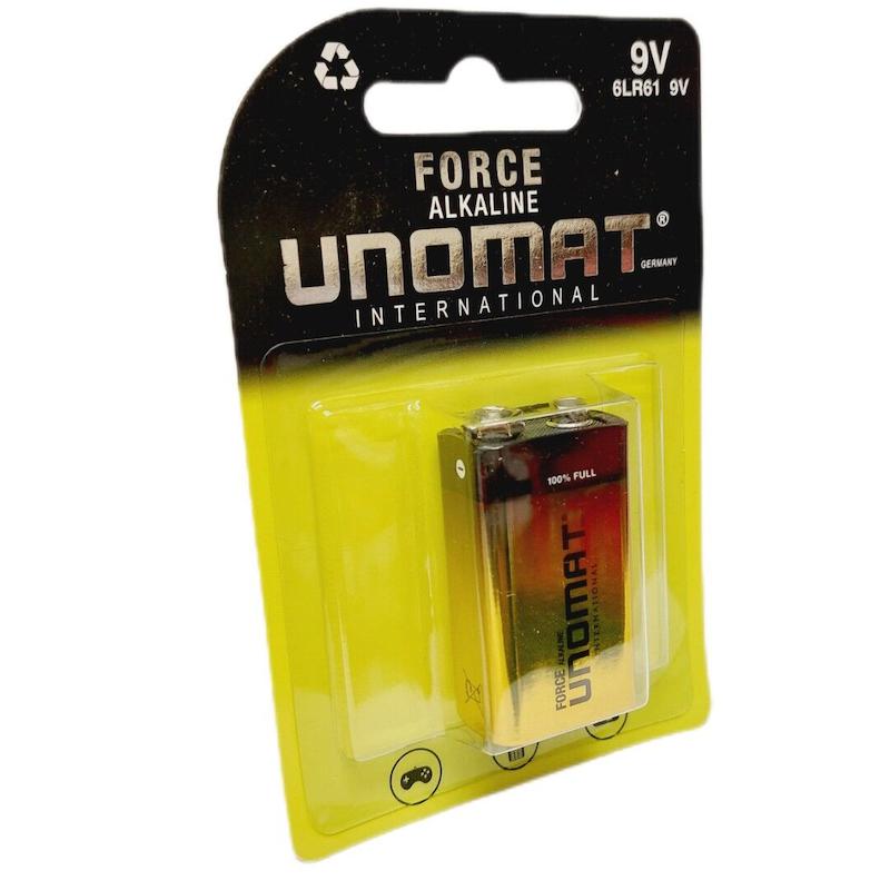 باطري 9ولت کتابي آلکالاين يونومات