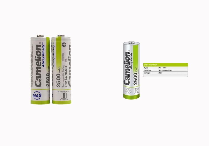 باطري قلمي شارژي 2500 کمليون