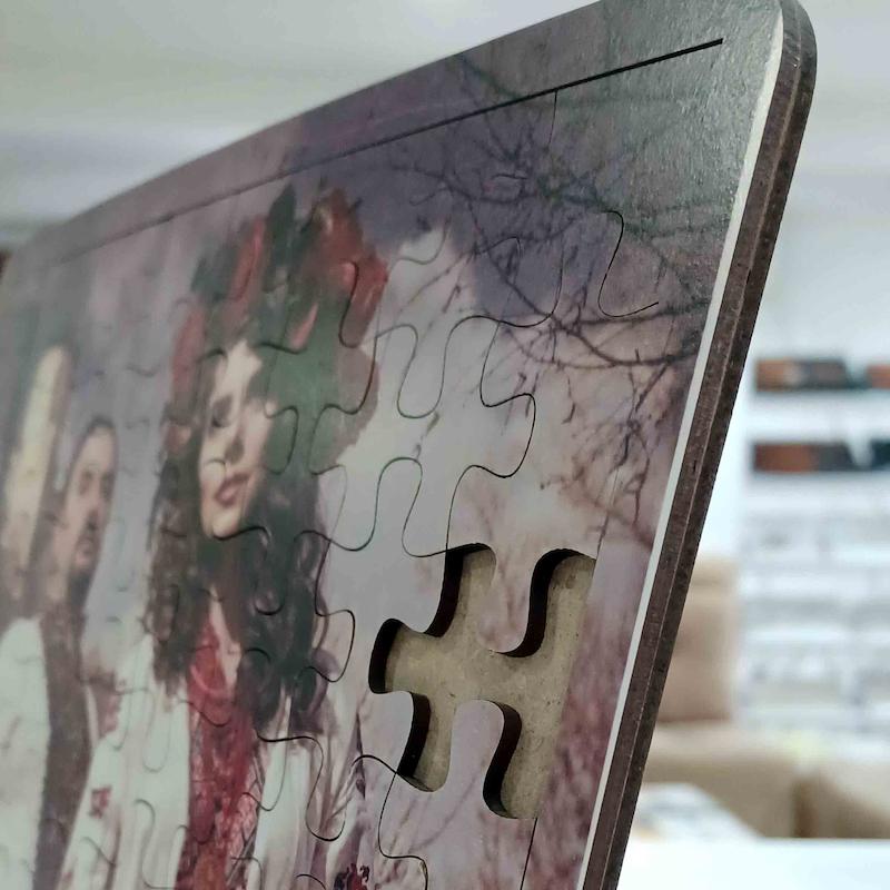 پازل چوبی سایز 30*20 قابدار 