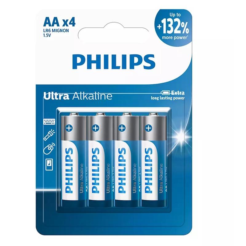 باطري قلمي اولترا آلکالاين Philips  x4