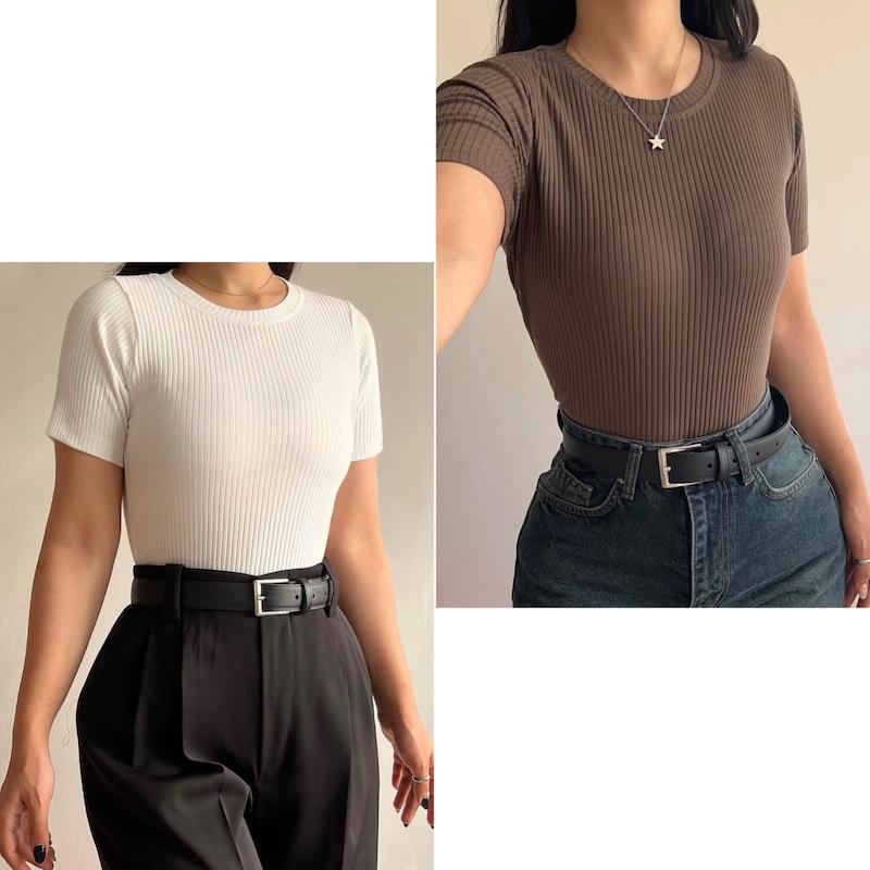 تیشرت یقه گرد کبریتی M
