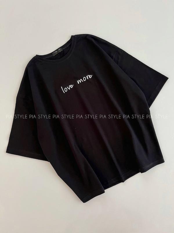 تیشرت باکسی love more