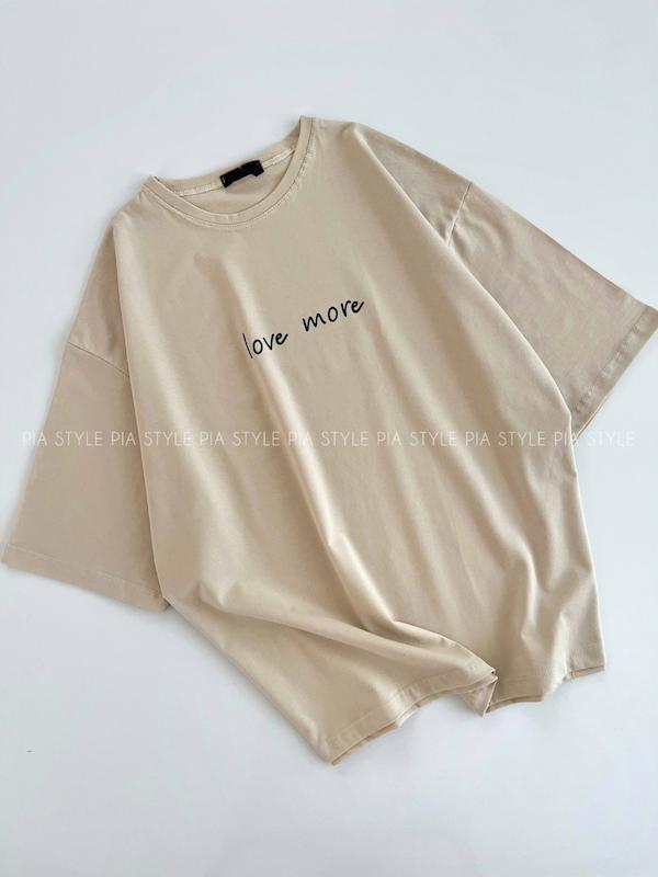 تیشرت باکسی love more