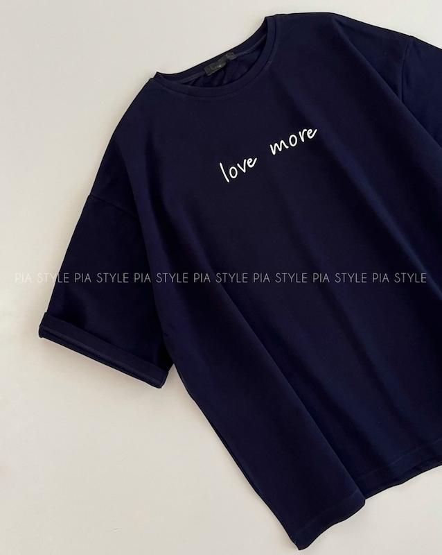 تیشرت باکسی love more