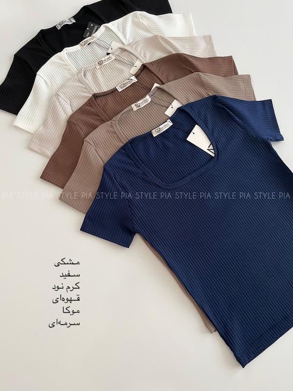 تیشرت یقه خشتی m