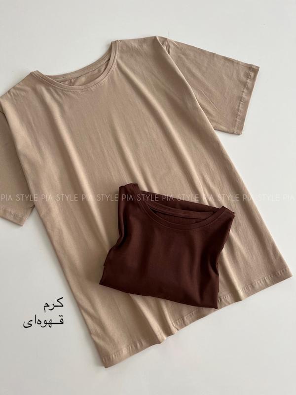 تیشرت قواره دار ساده
