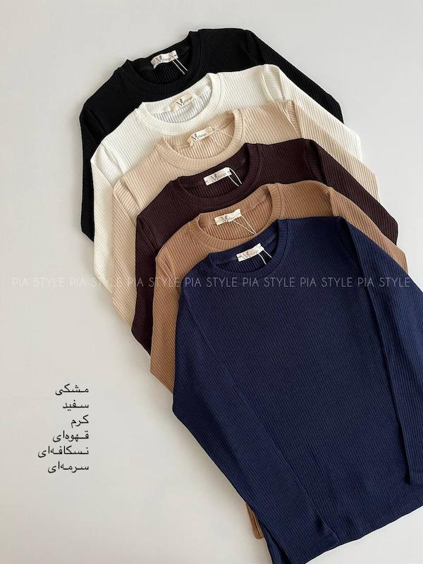 بلوز یقه گرد کبریتی