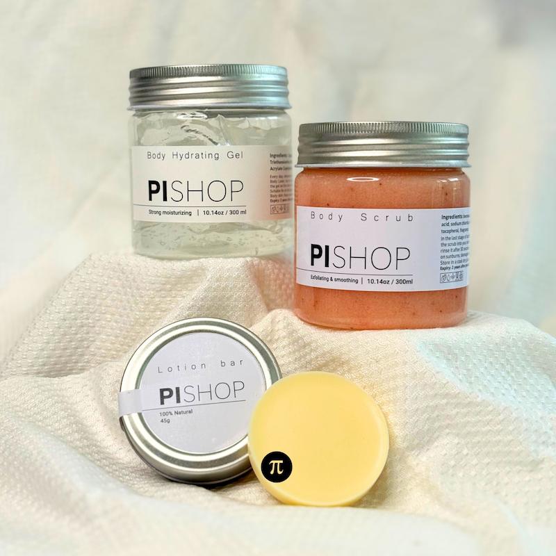 پکیج مراقبت از پا؛ ژل آبرسان + اسکراب بدن + کره بدن