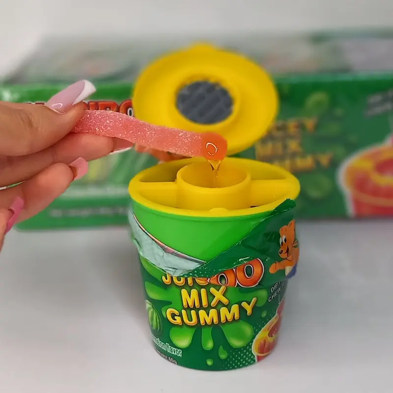 پاستیل با سس هاریبو(هندوانه)