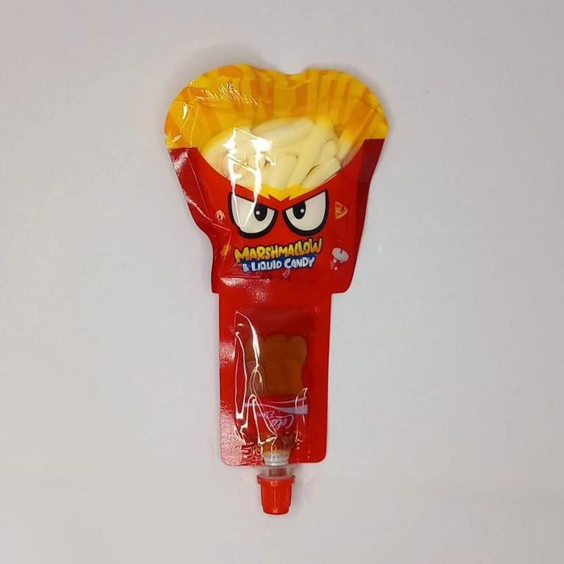 مارشمالو سیب زمینی با سس کولا