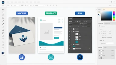 فرق موکاپ، تمپلیت و PSD چیست؟ راهنمای کامل برای طراحان