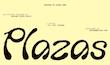 فونت انگلیسی Plazas – سبک براش ارگانیک