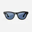 عینک هوشمند Rayban Meta مدل Skyler با رنگ فریم Shiny Black و لنز Transitions Cerulean Blue