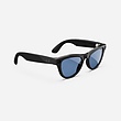 عینک هوشمند Rayban Meta مدل Skyler با رنگ فریم Shiny Black و لنز Transitions Cerulean Blue