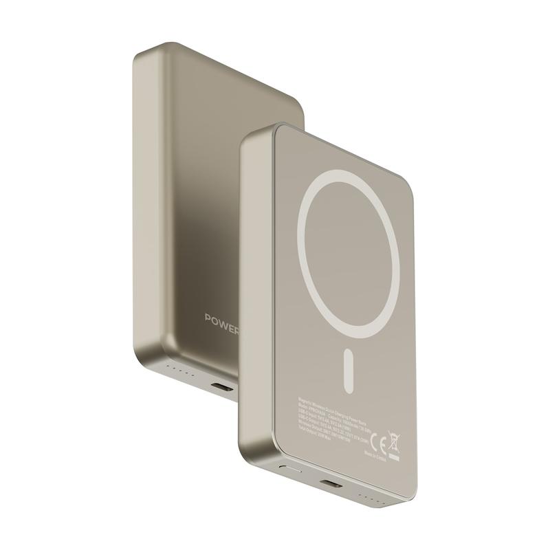 پاوربانک مگ سیف ۱۰ هزار میلی آمپر پاورلوژی مدل PoweroLogy Magsafe Aluminum 10000mah