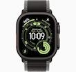 ساعت هوشمند اپل واچ سری اولترا ۳ سایز ۴۹ میلیمتری رنگ مشکی همراه با بند Trail Loop