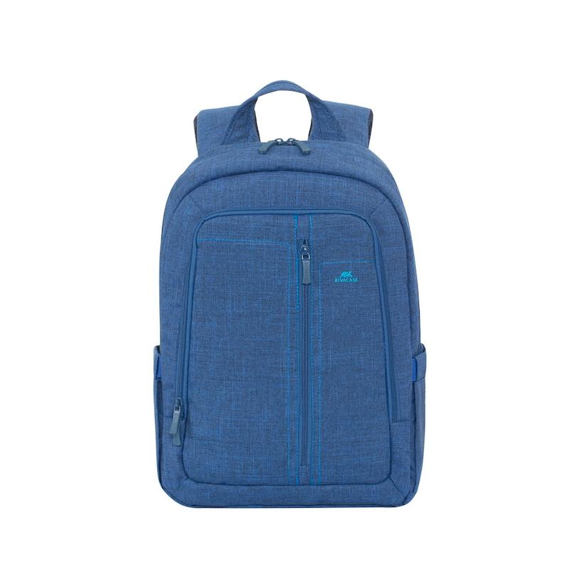 کوله پشتی RIVACASE 7560 blue Laptop Canvas Backpack 15.6" / 6
