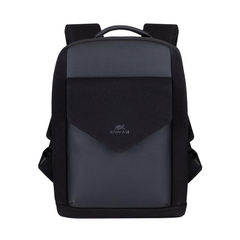 کوله پشتی RIVACASE 8521 black Canvas Urban backpack