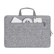 کیف دستی RIVACASE 7915 light grey Laptop sleeve 15.6" with handles