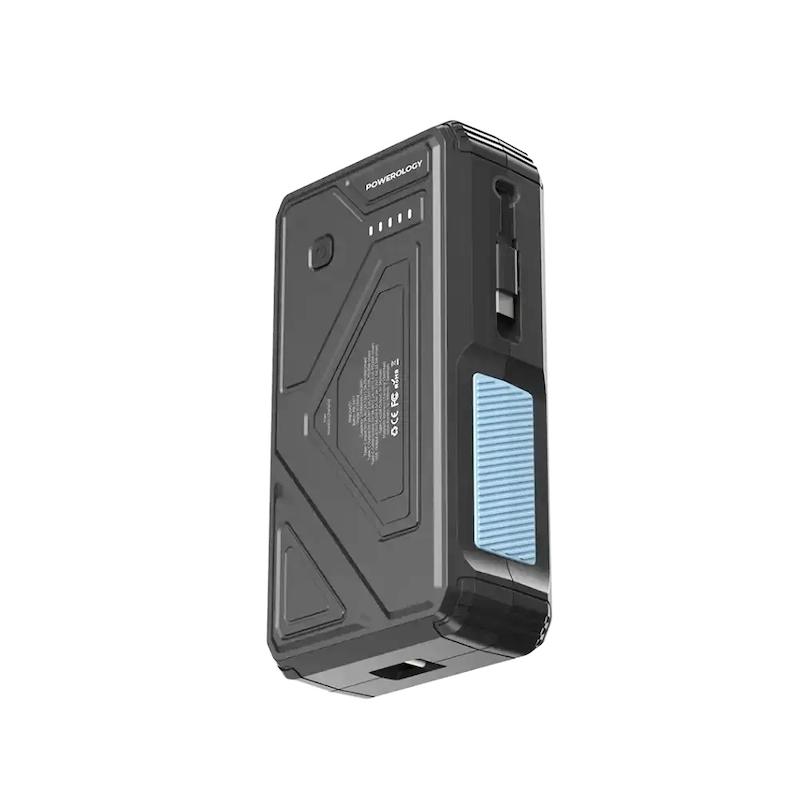 پاوربانک خورشیدی ۲۷ هزار میلی آمپر پاورلوژی مدل PoweroLogy Solar Powerbank Wireless 27000mah
