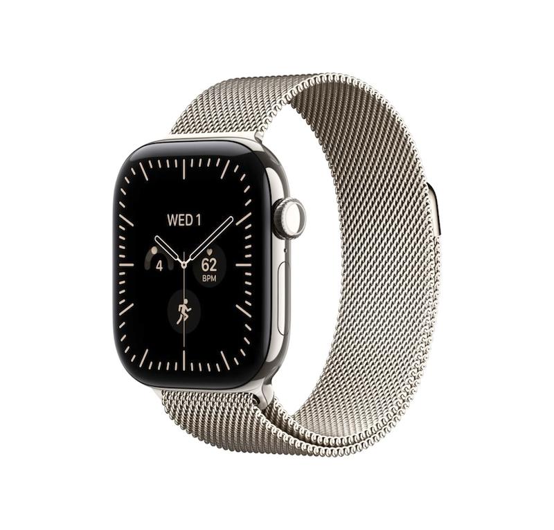 ساعت هوشمند اپل با بدنه تیتانیومی مدل اپل واچ سری ۱۲ سایز ۴۲ میلیمتری  Apple Watch Sries 12 42mm Titanium
