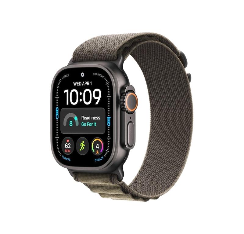 ساعت هوشمند اپل مدل اپل واچ اولترا ۴ سایز ۴۹ میلیمتری رنگ مشکی همراه با بند آلپاین Apple Watch Ultra 4 49mm Black / Alpain Loop