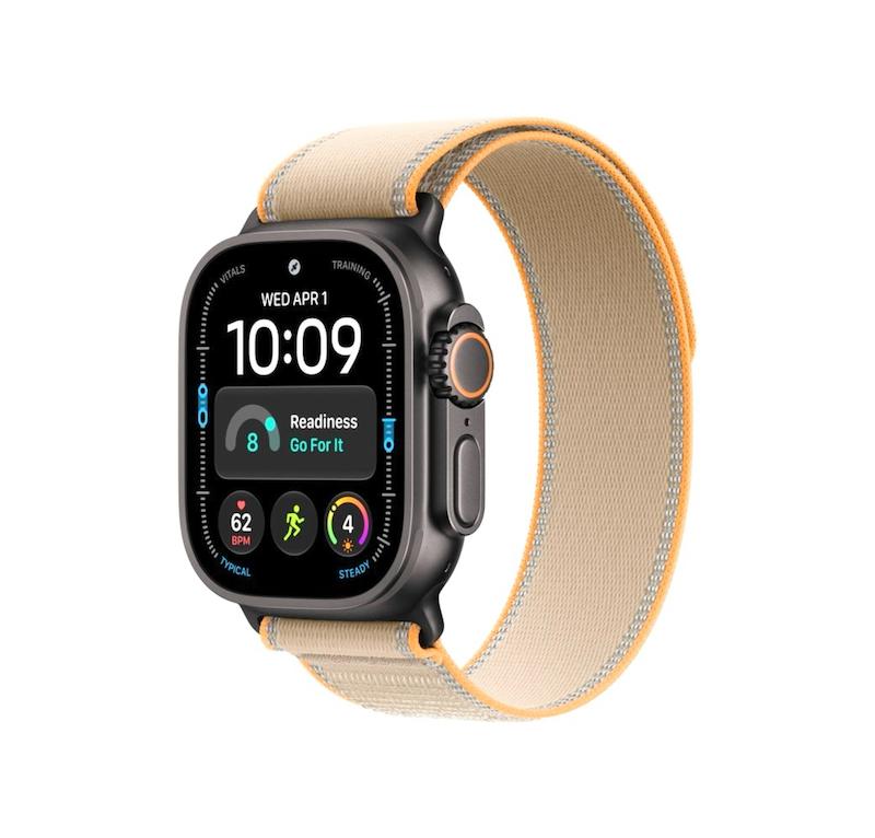 ساعت هوشمند اپل مدل اپل واچ اولترا ۴ سایز ۴۹ میلیمتری رنگ مشکی همراه با بند تریل Apple Watch Ultra 4 49mm Black / Trail Loop