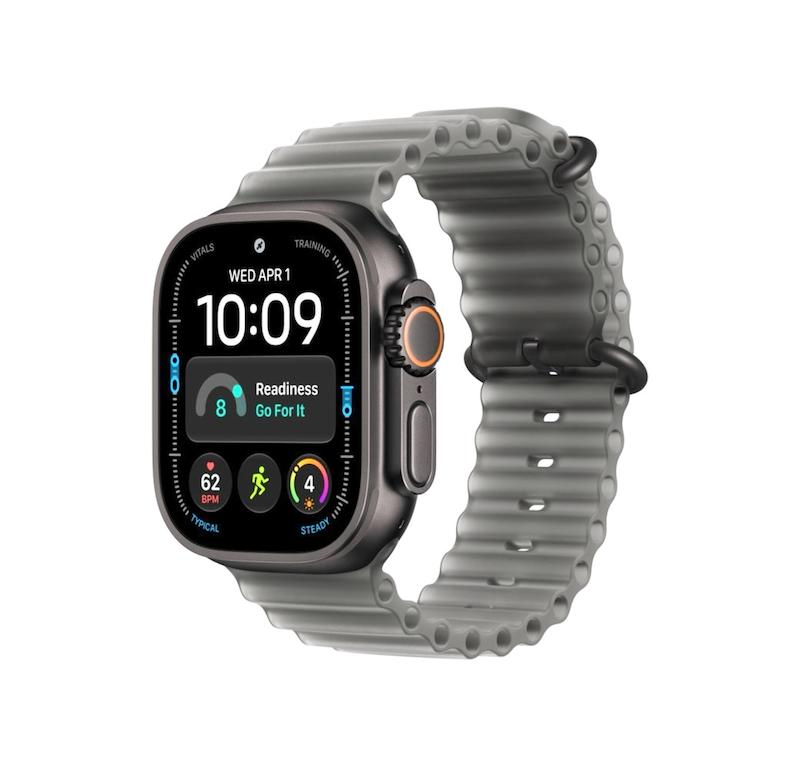 ساعت هوشمند اپل مدل اپل واچ اولترا ۴ سایز ۴۹ میلیمتری رنگ مشکی همراه با بند اوشن Apple Watch Ultra 4 49mm Black / Ocean Band